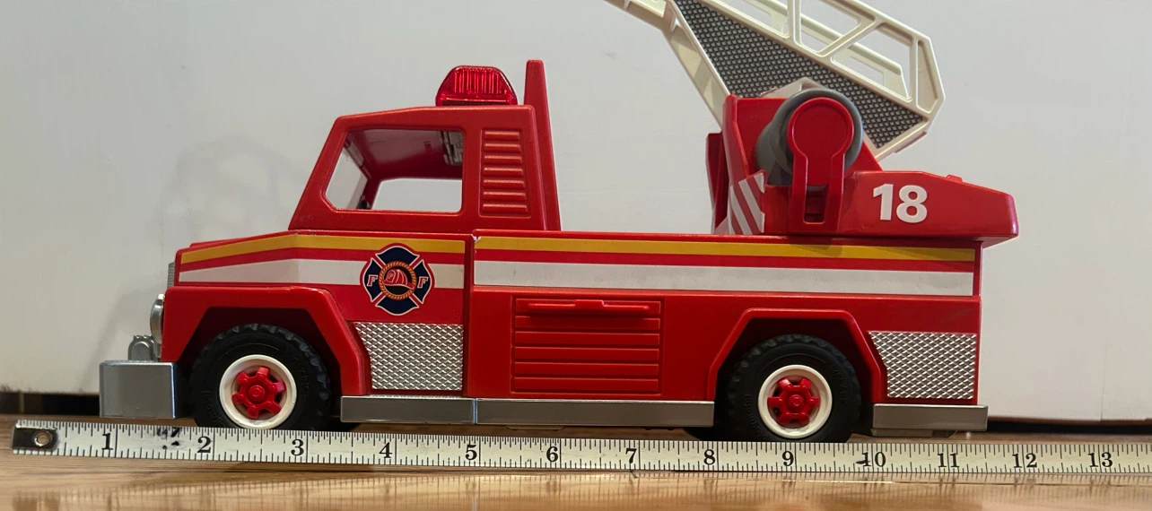 Red Fire Truck Toy Ladder with Lights - photo 4
