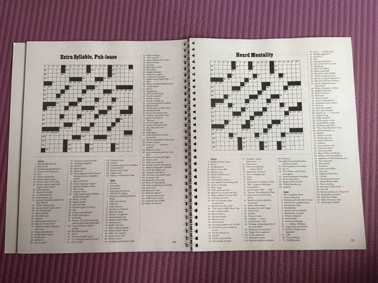 NEW✨New York Crosswords 50 Big Puzzles - photo 2