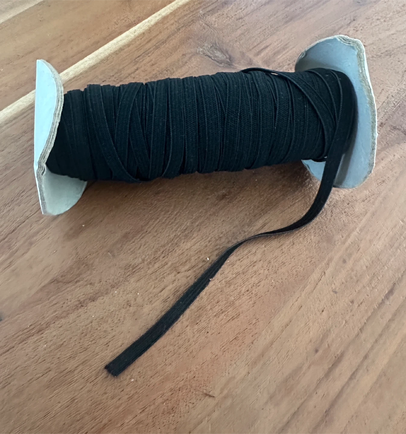 1/4 inch Black Elastic - 40 meters - New