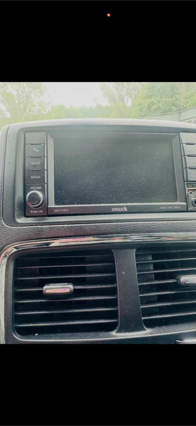 SiriusXM Car Radio Display with Hard Disk Drive