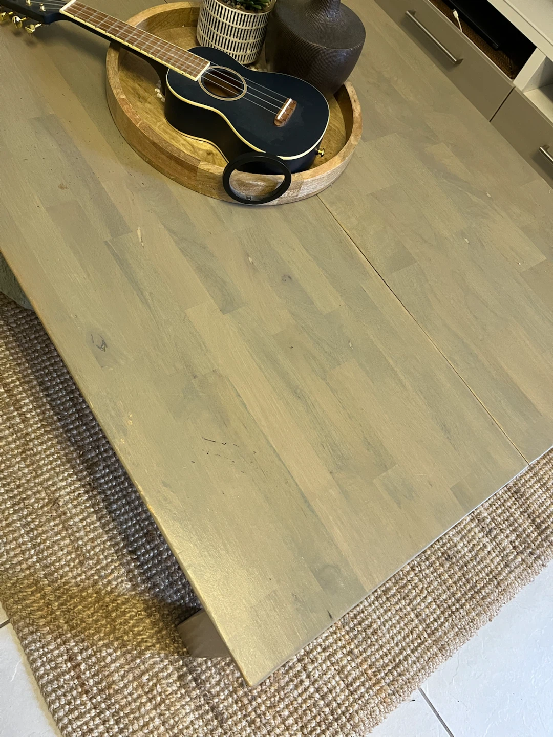 Extendable Japanese Table - Grey Wash Wood - photo 3