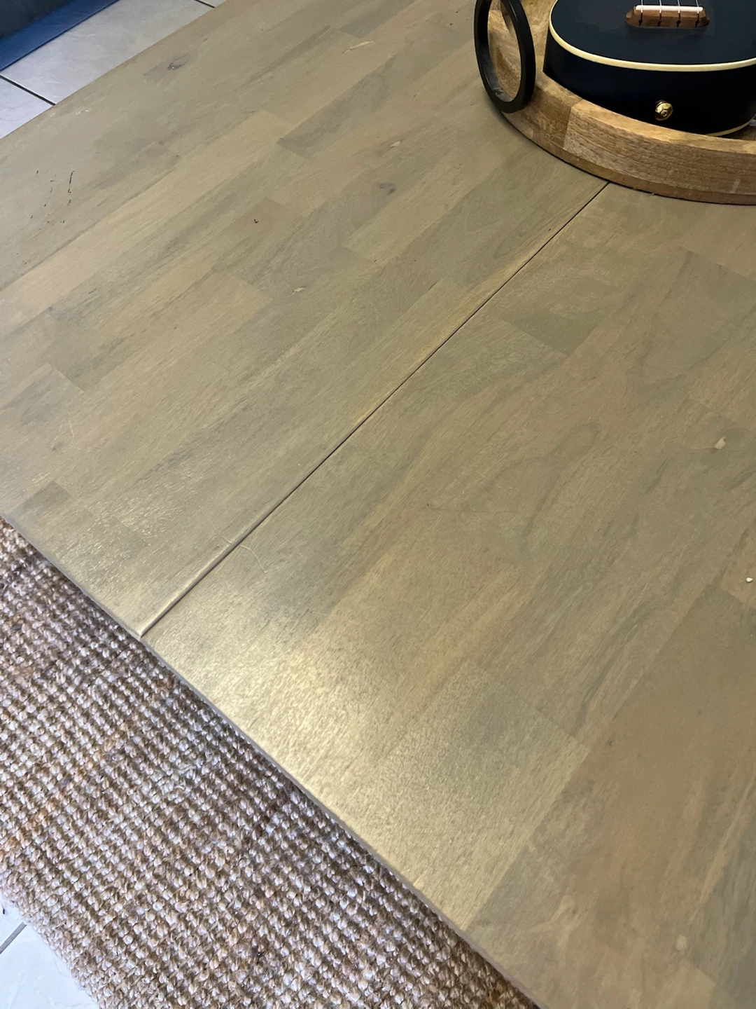 Extendable Japanese Table - Grey Wash Wood - photo 4