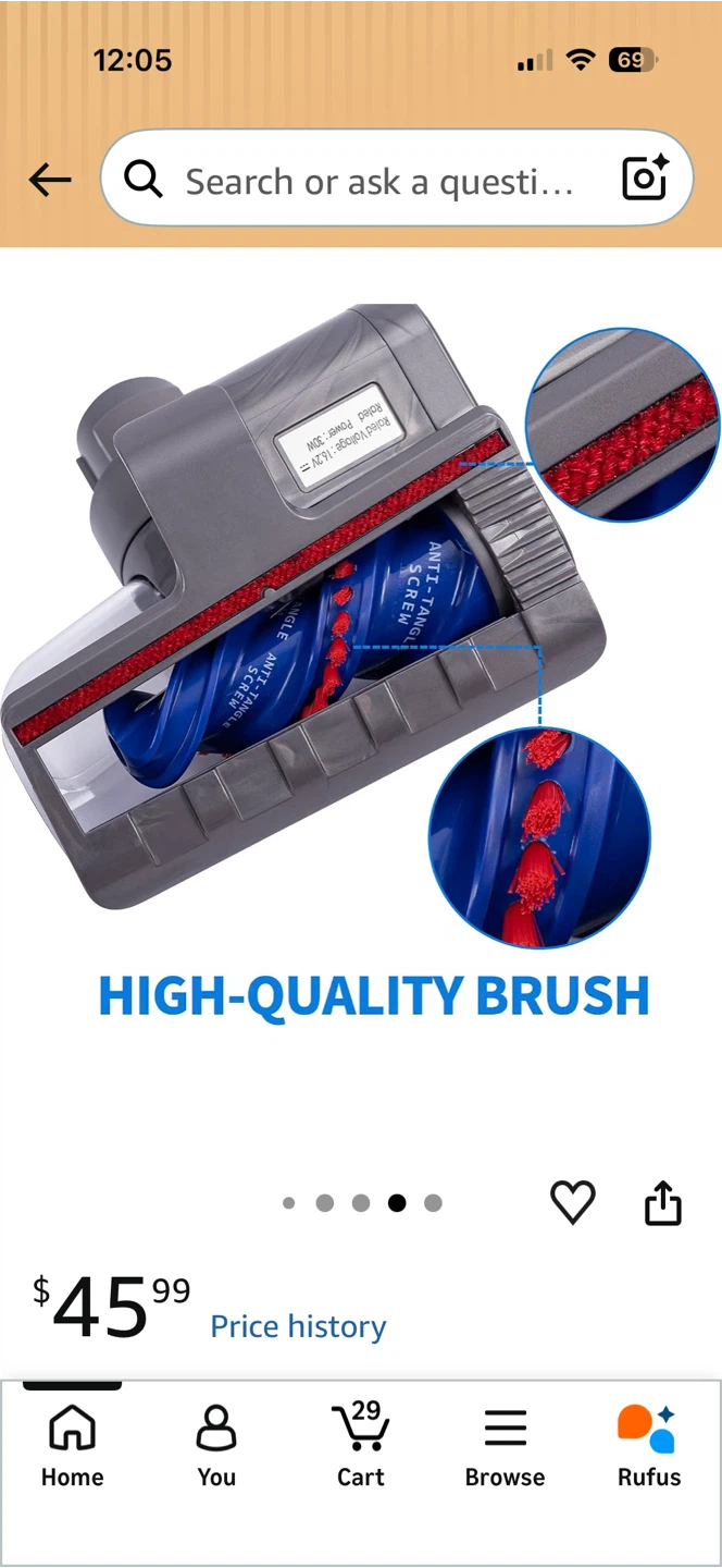 Dyson compatible Vacuum Cleaner Head - photo 3