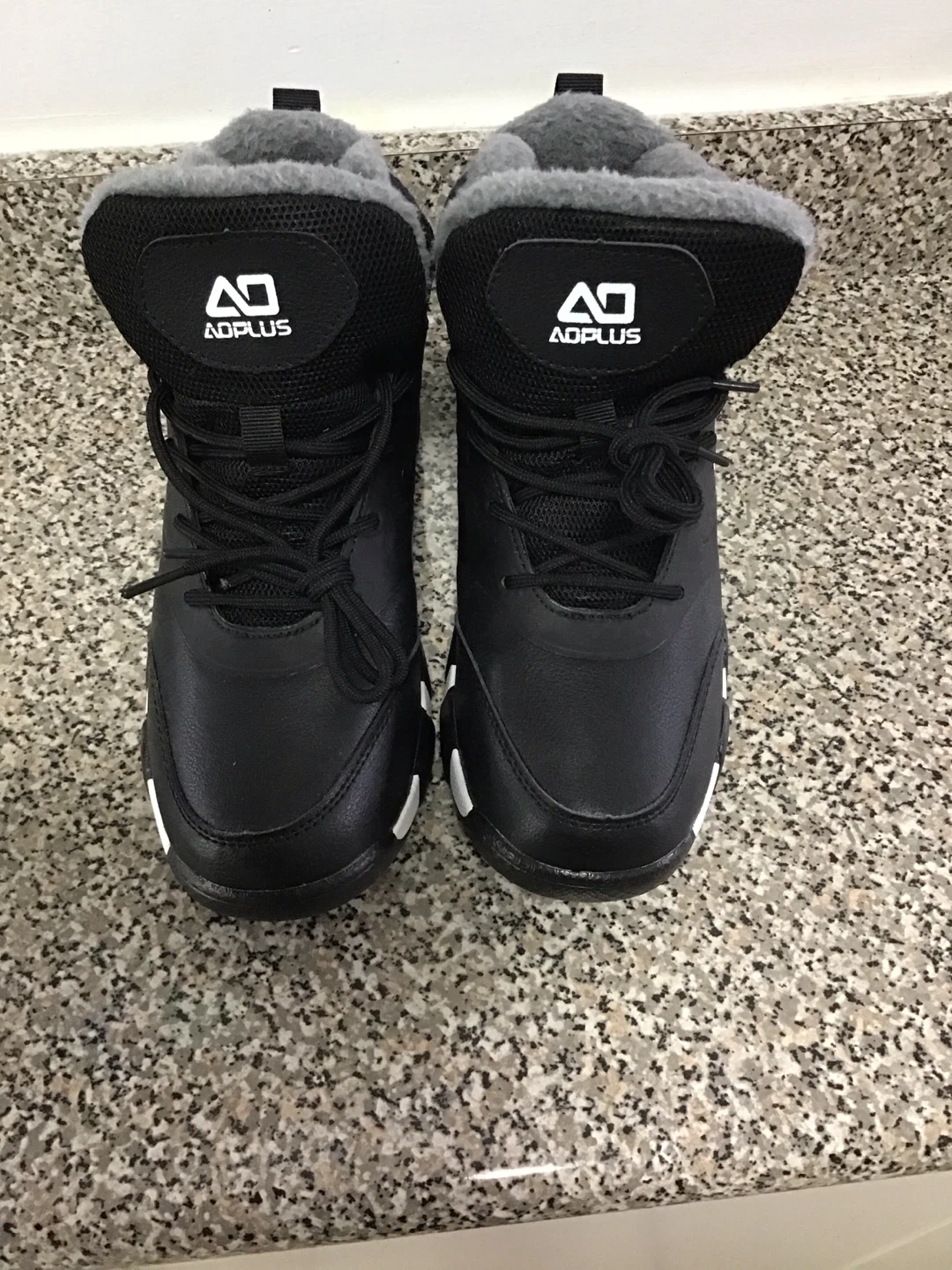 AOPLUS Men's Mid-Top Winter Basketball Shoes - photo 4