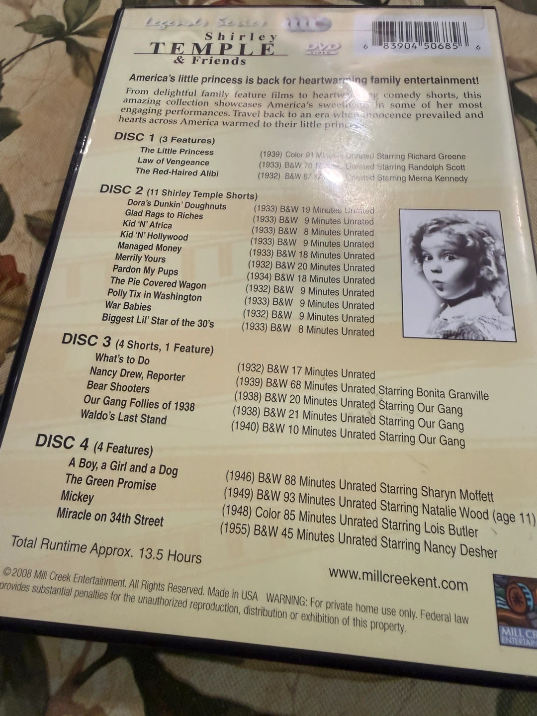 Shirley Temple & Friends DVD - 23 Features - photo 2