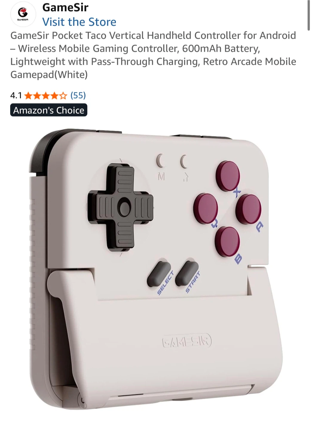 GameSir Pocket Taco Wireless Mobile Controller
