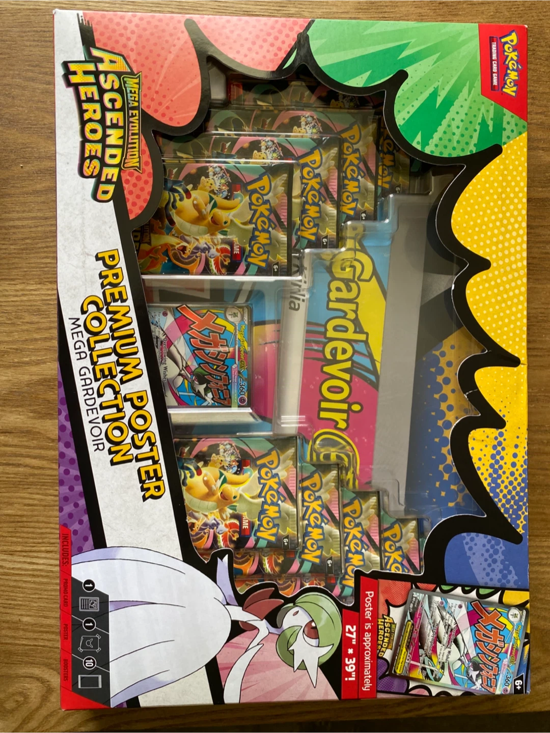 Pokémon TCG Mega Gardevoir Premium Poster Collection Box