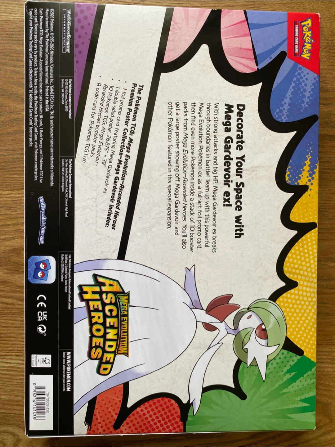 Pokémon TCG Mega Gardevoir Premium Poster Collection Box - photo 2
