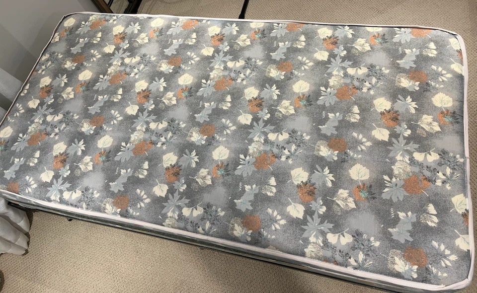 Twin Mattress, Box Spring & Metal Bed Frame - photo 2