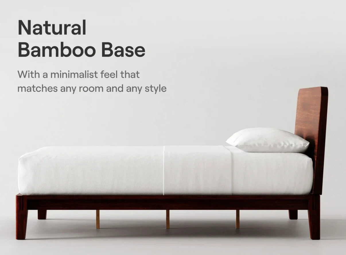 NEW Nectar California King Bamboo Platform Bed Frame - photo 2