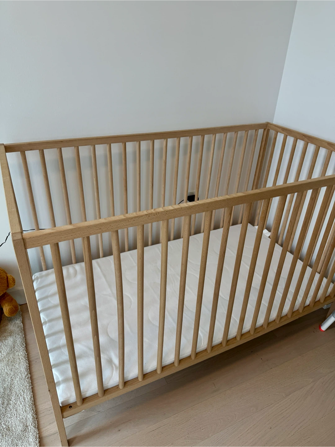 IKEA SNIGLAR beech crib - photo 2