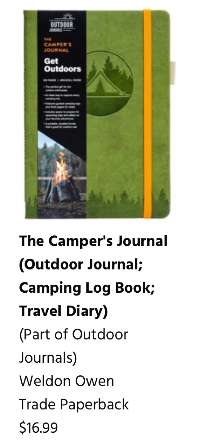 NEW✨The Camper's Journal Outdoor Journal Camping Log Book - photo 4