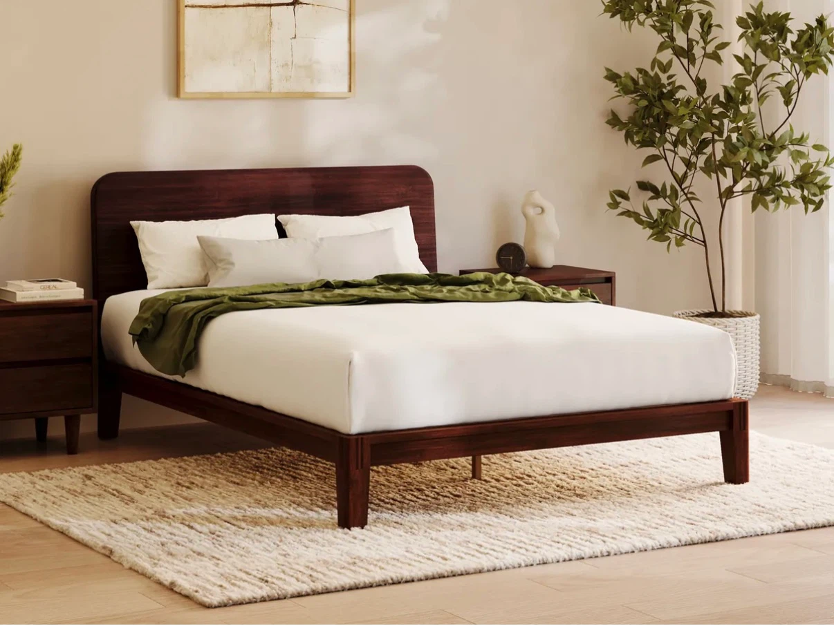 NEW Nectar California King Bamboo Platform Bed Frame