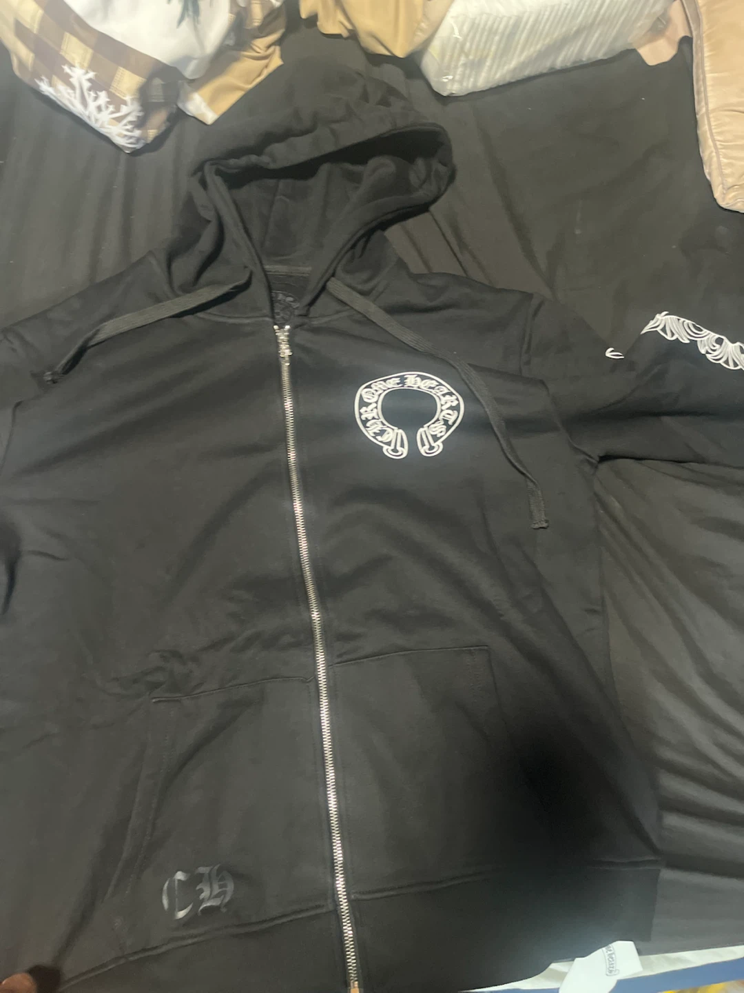Chrome Hearts Zip-Up Hoodie - photo 3