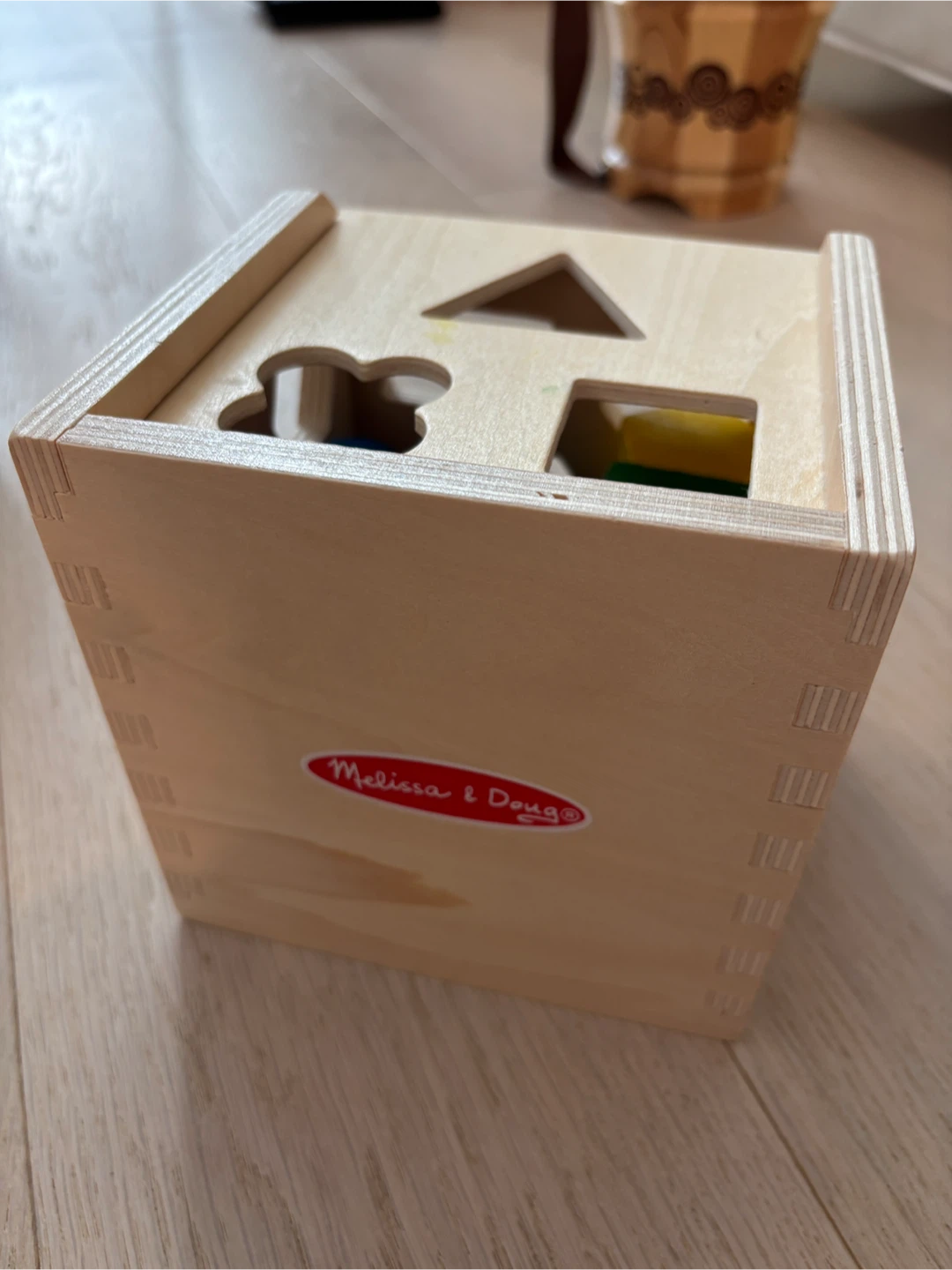 Melissa & Doug Shape Sorting Cube Toy