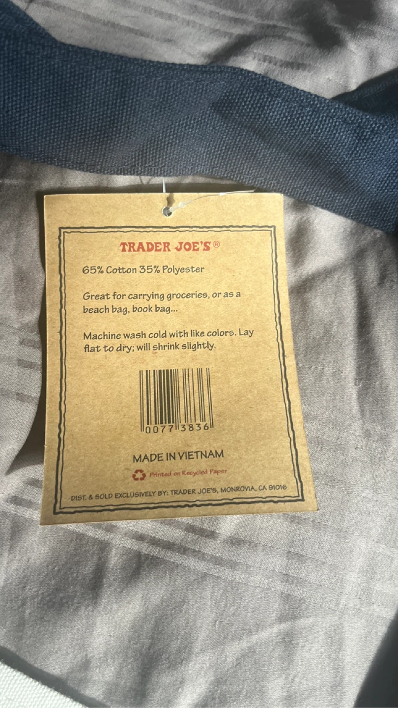 Trader Joe's Large Reusable Tote Bag - photo 3