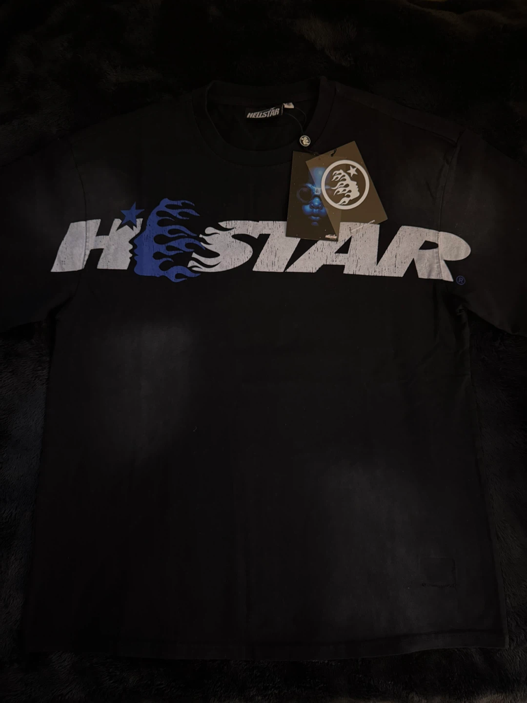 Hellstar shirt blue head
