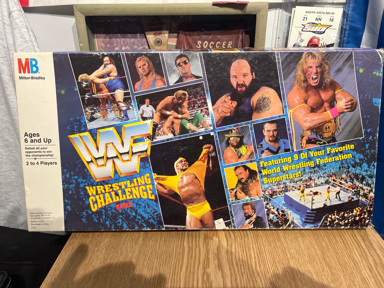 Milton Bradley WWF Wrestling Challenge Board Game