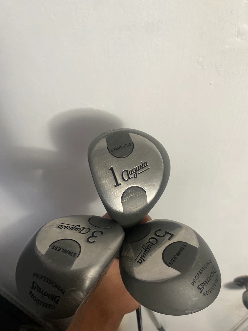 LH Spalding Augusta 1, 3, 5 Golf Clubs