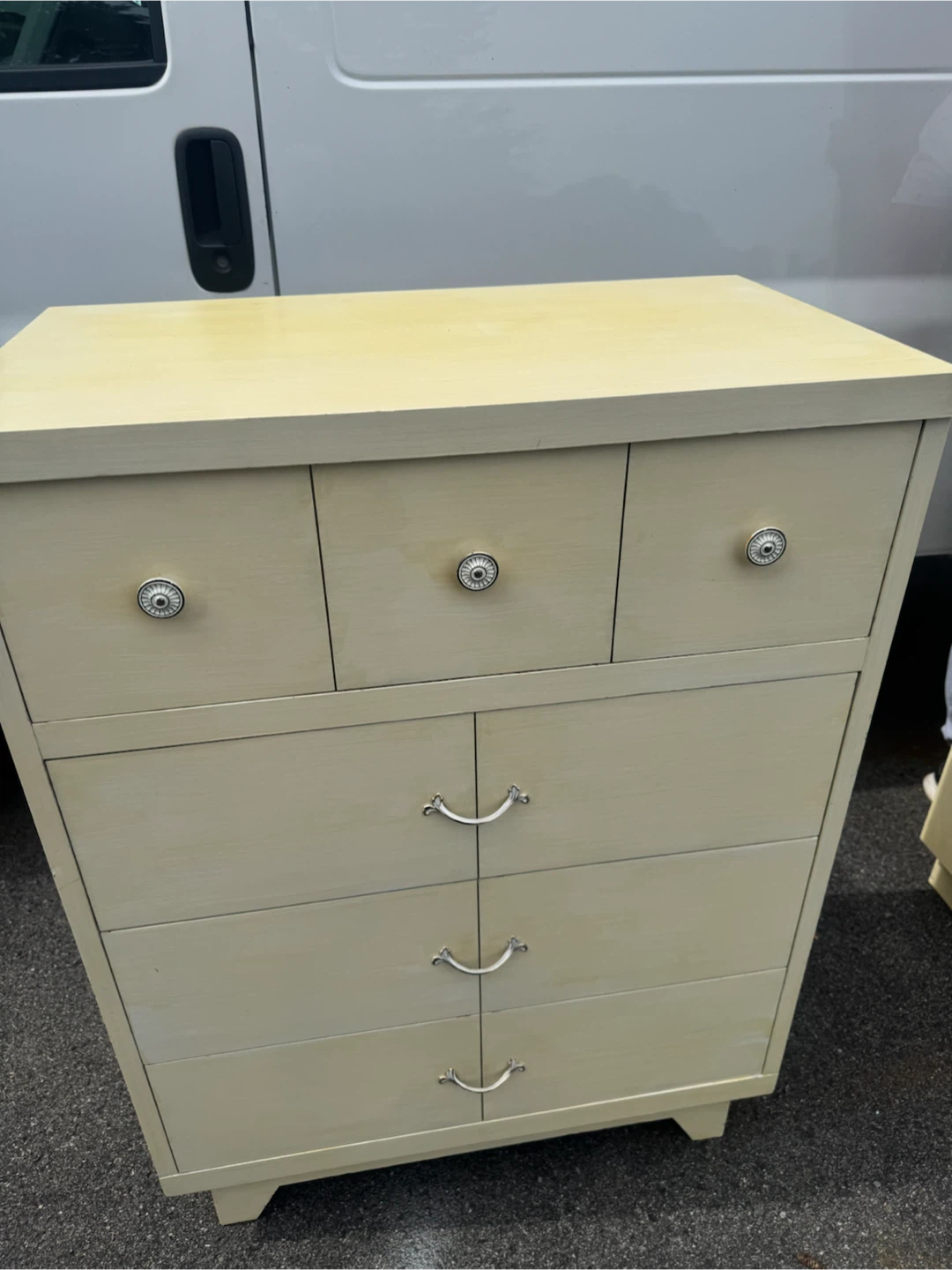 Vintage 2-Piece Bedroom Dresser Set with Mirror - photo 3