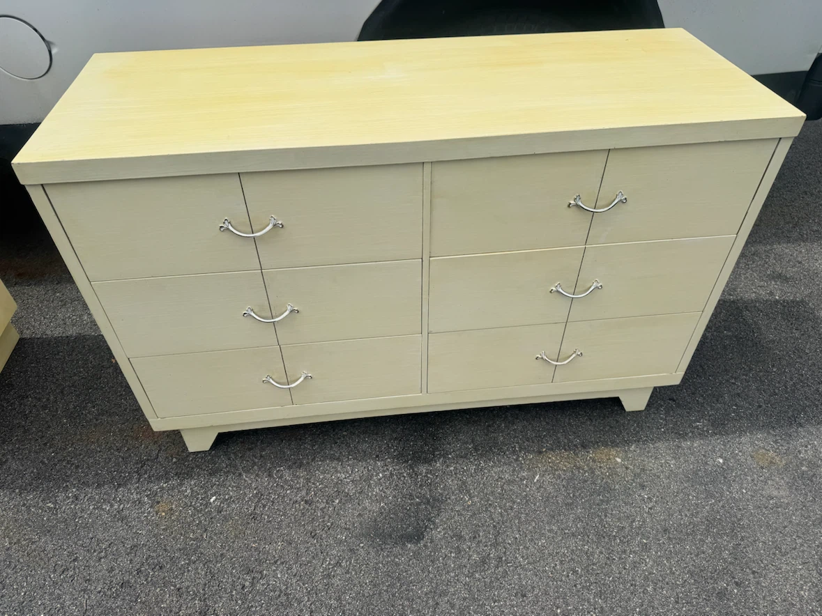 Vintage 2-Piece Bedroom Dresser Set with Mirror - photo 4