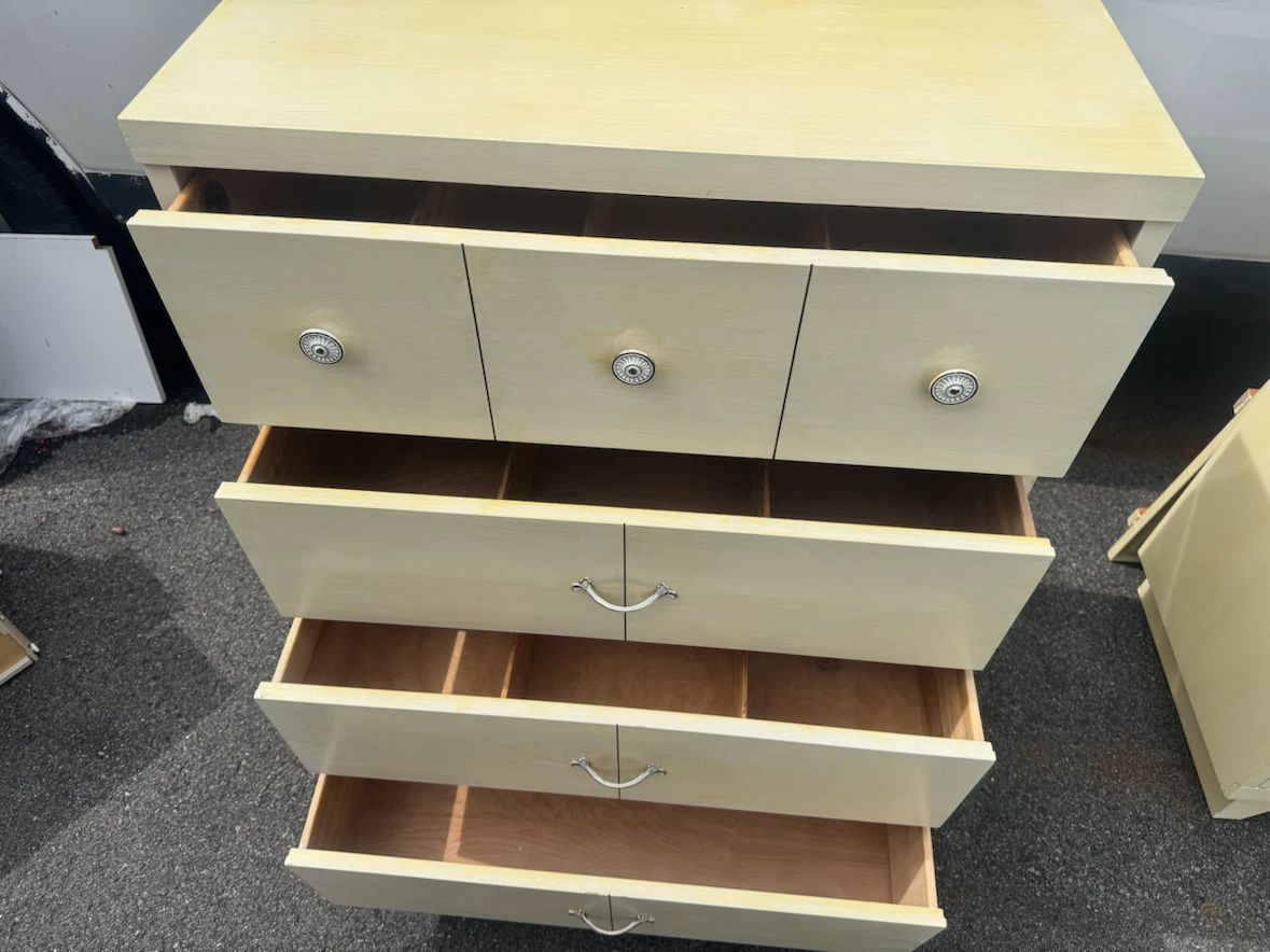 Vintage 2-Piece Bedroom Dresser Set with Mirror - photo 5