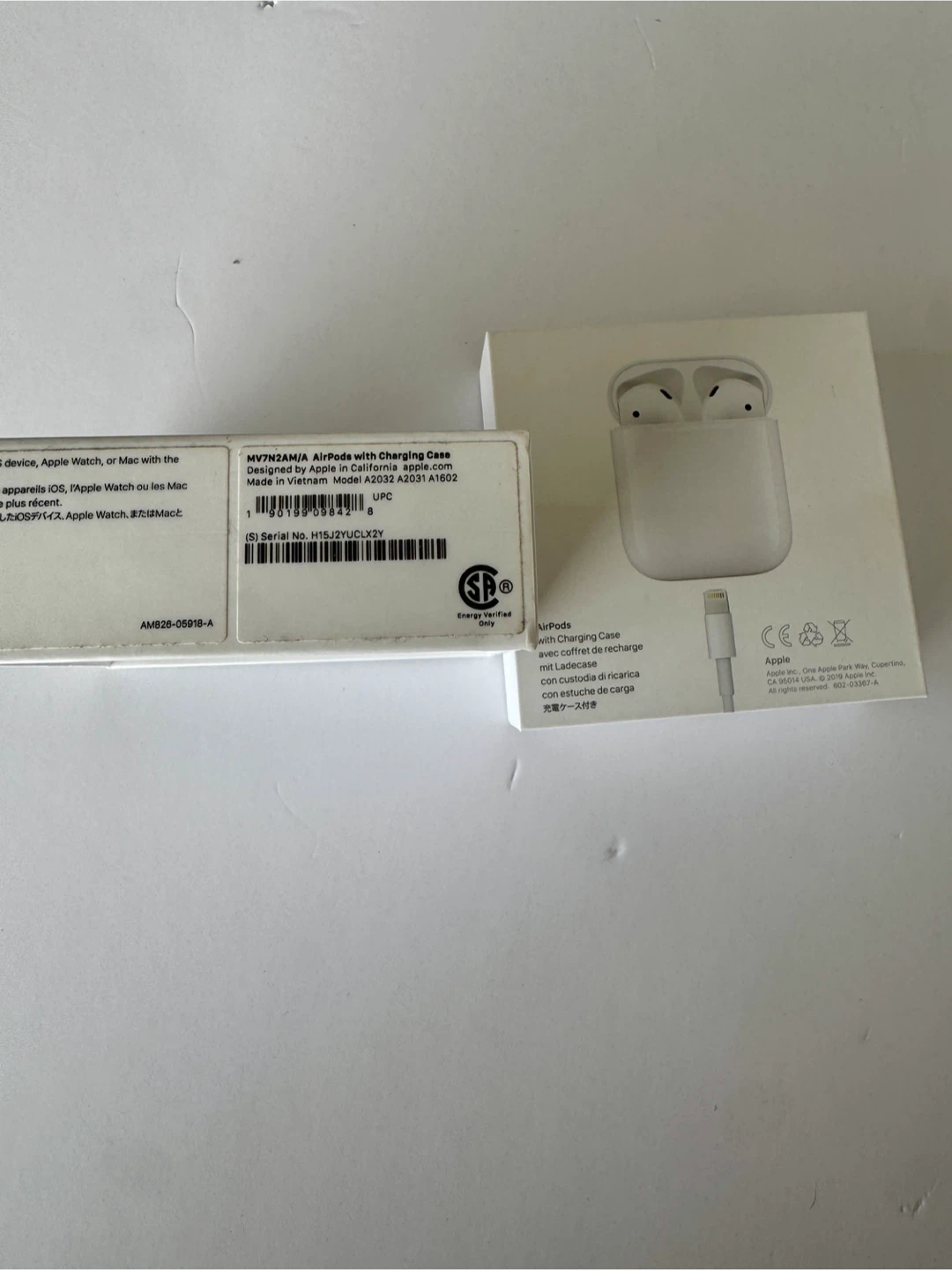 BOX ONLY Apple AirPods Case MV7N2AM/A - photo 4