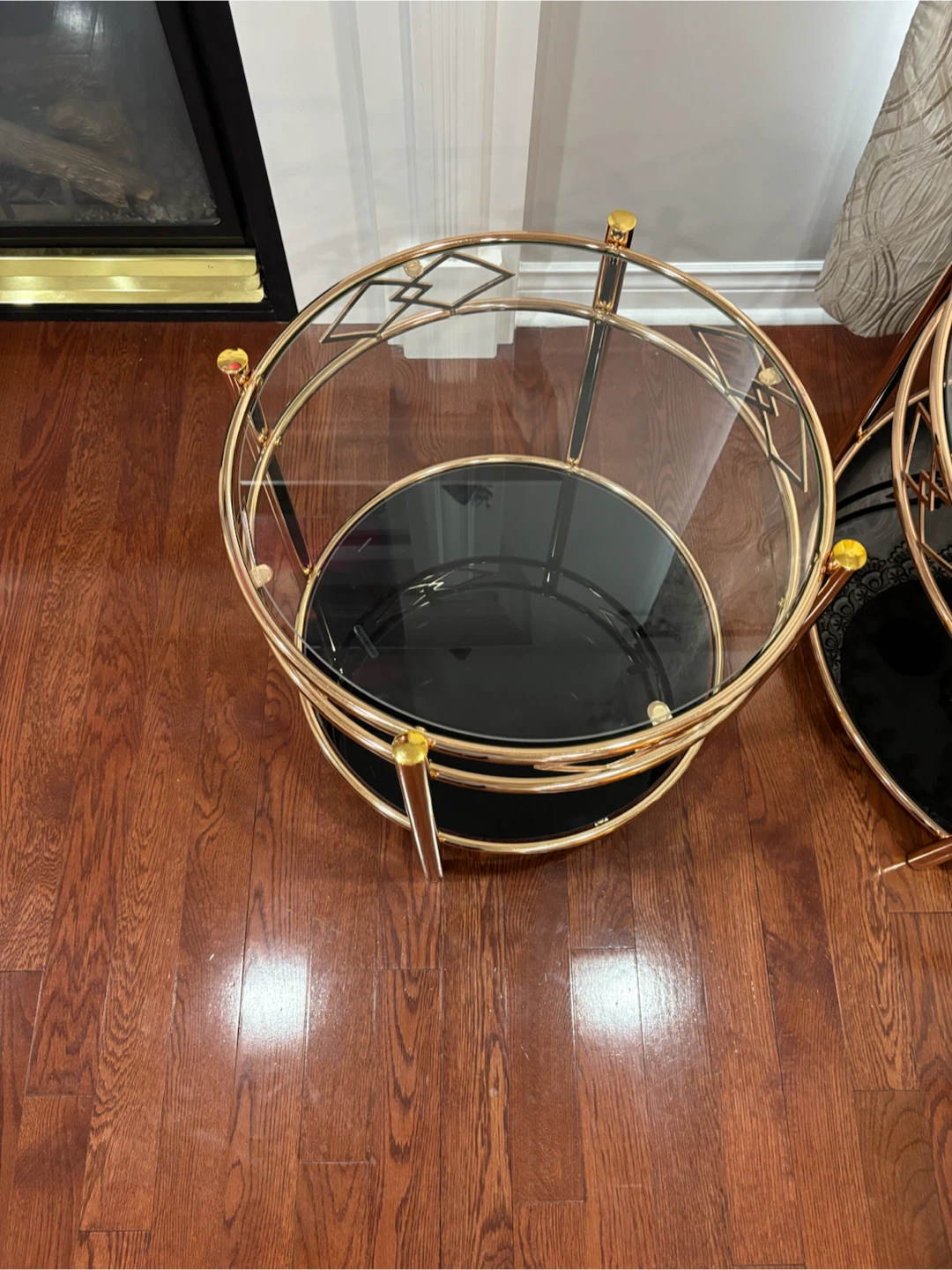 Elegant 3-Piece Glass Coffee Table Set - photo 4