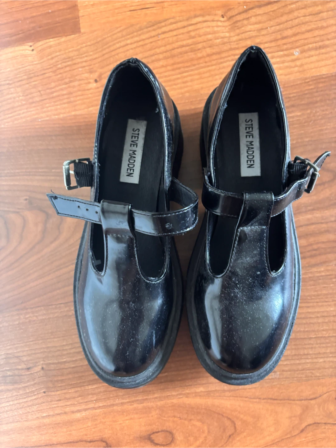Steve Madden Black Patent Mary Jane Shoes - photo 2