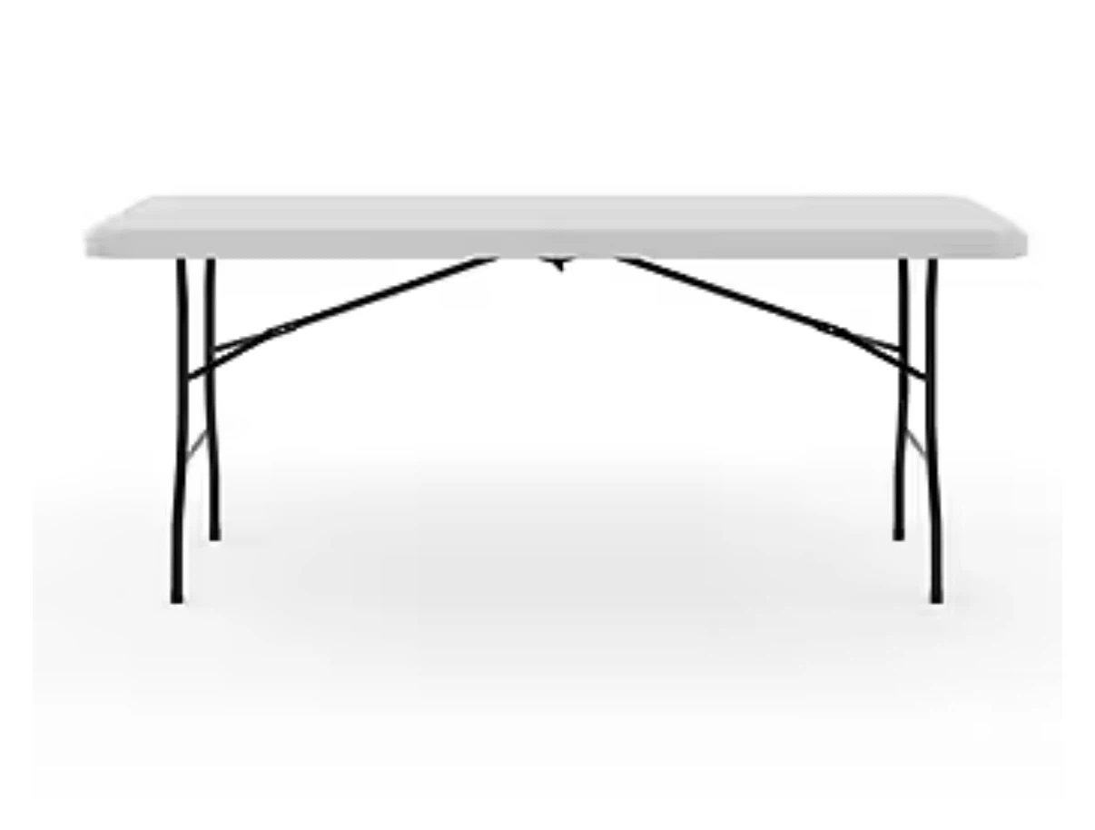 White Folding Table