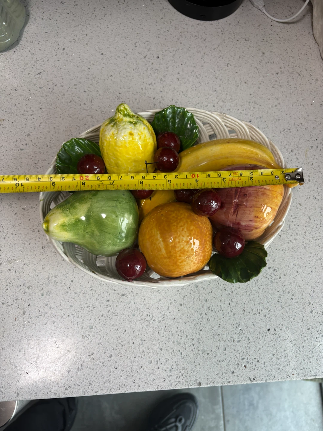 Handmade Italian Ceramic Fruit Basket - photo 5