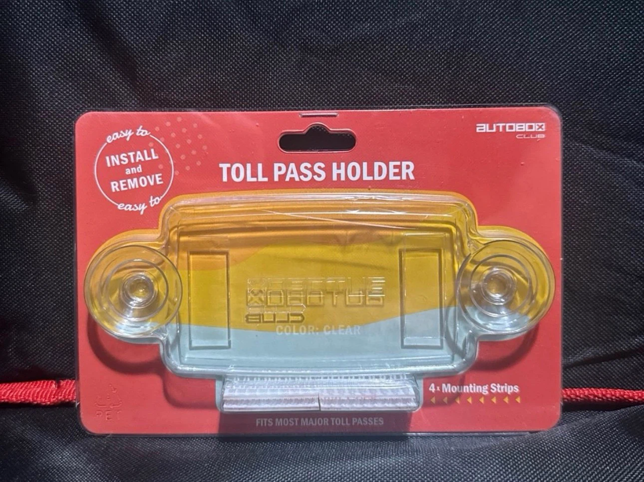 Autobox Club Toll Pass Holder - Clear
