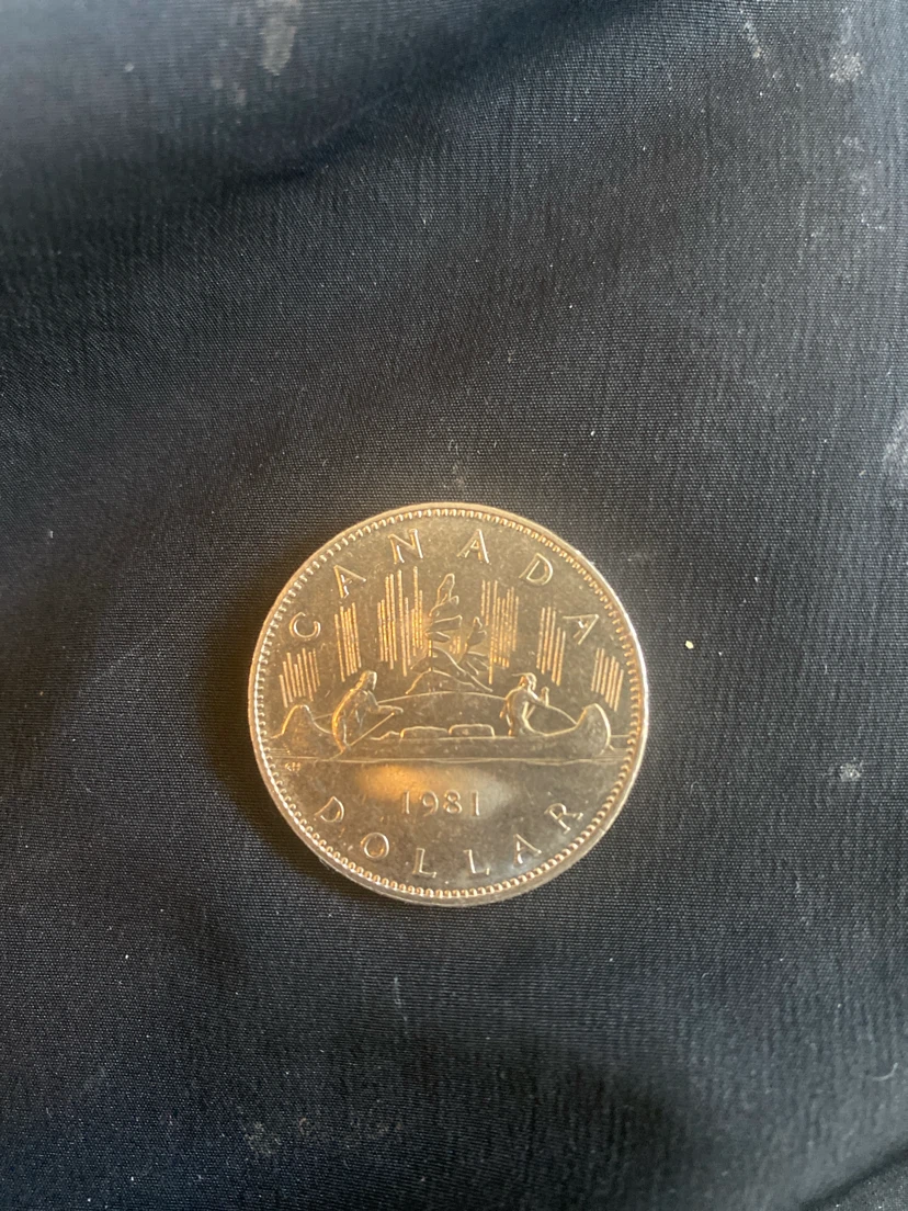 1981 Canada Voyageur Dollar Coin