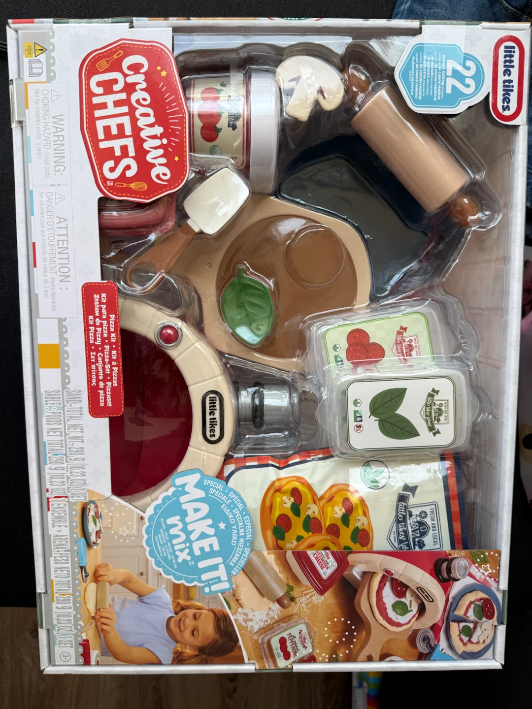 Never opened ‼️- Little Tikes Creative Chefs Pizza Making Kit