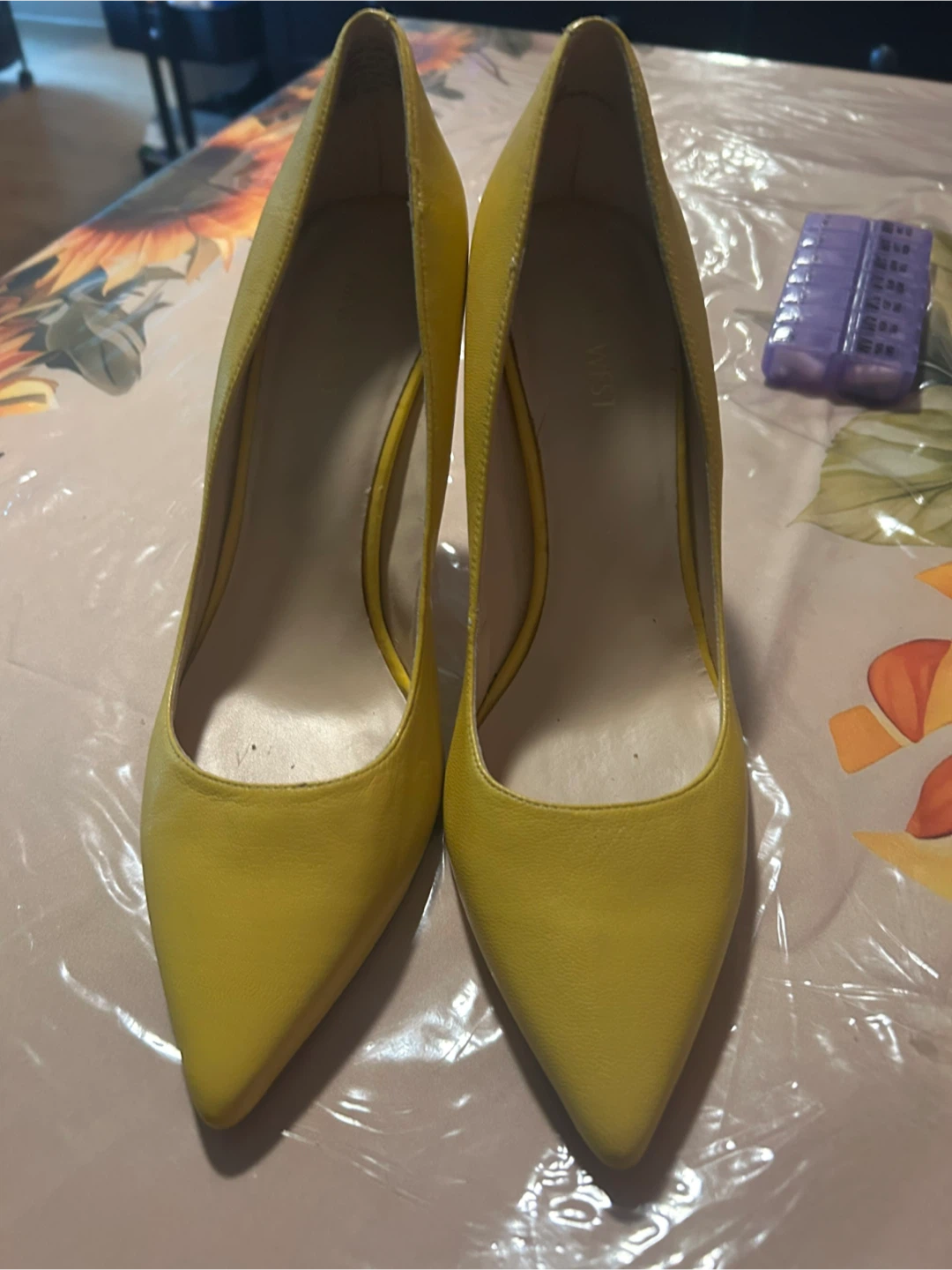 Nine West Yellow Heels - photo 2