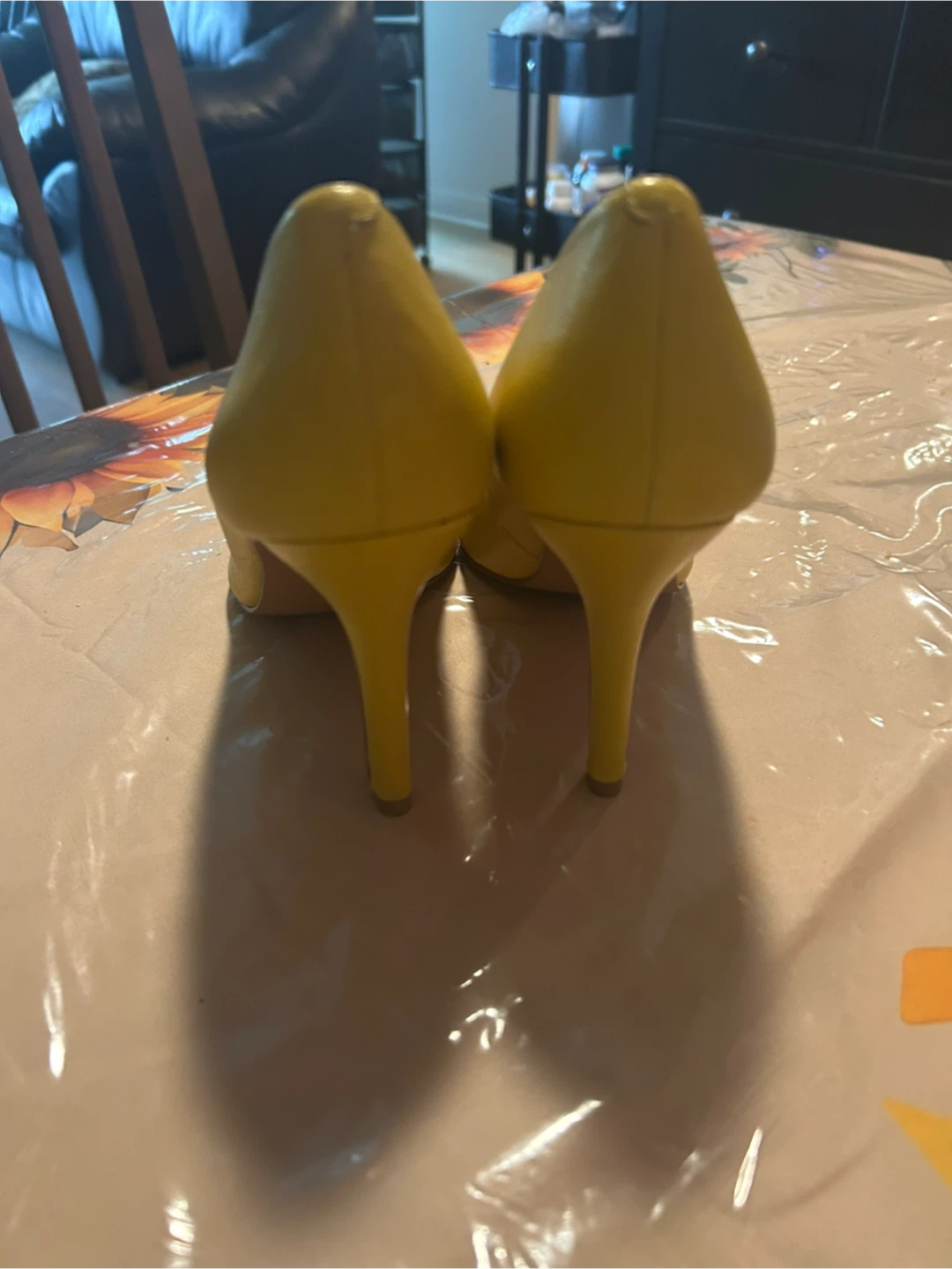 Nine West Yellow Heels - photo 3