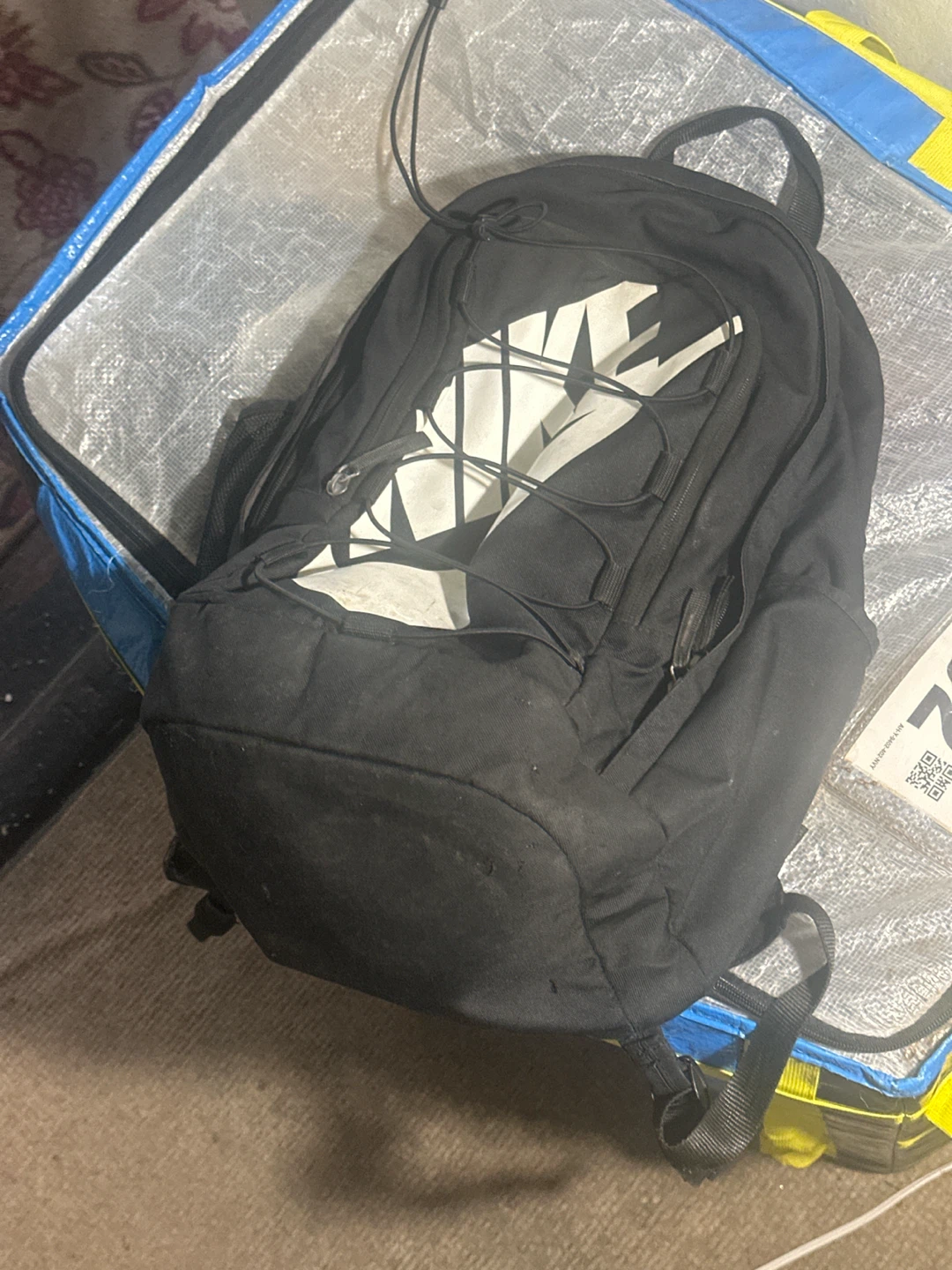 Black White Generic Nike Backpack