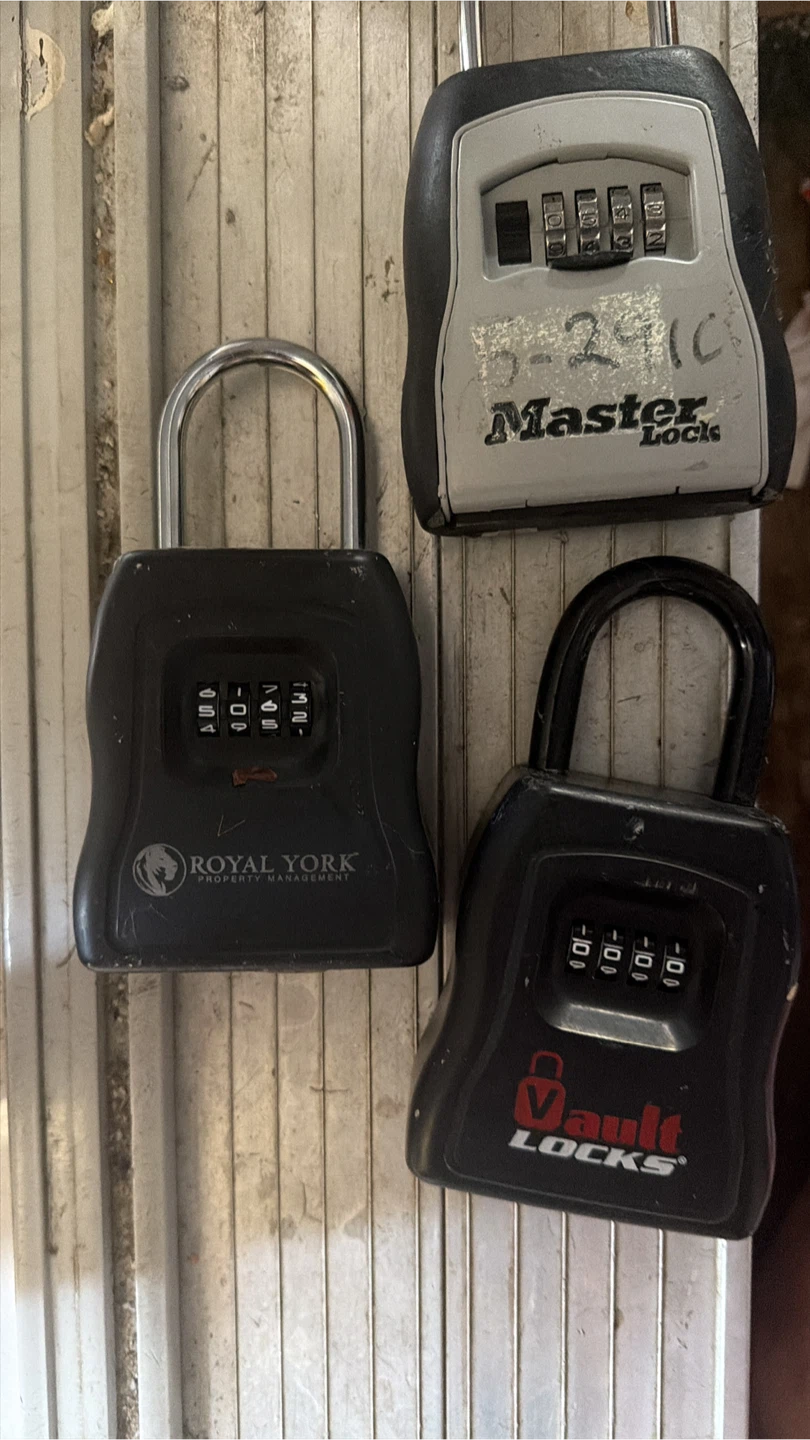 Master Lock and Vault Lock key lock boxes