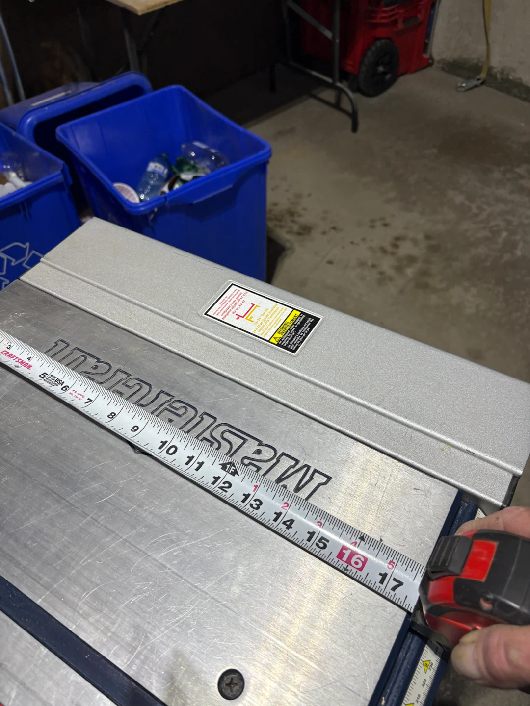 Mastercraft table saw with rolling stand - photo 3