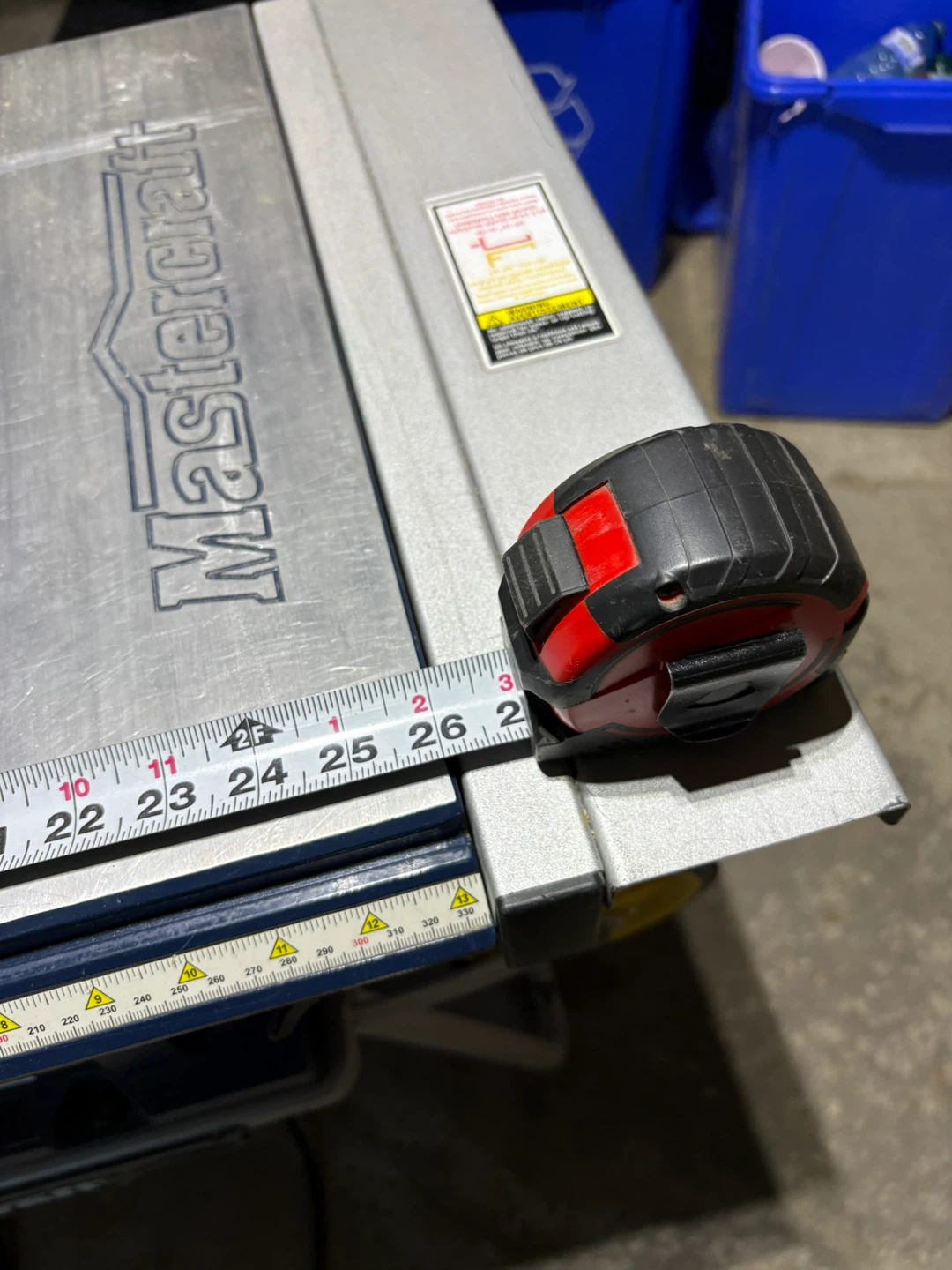 Mastercraft table saw with rolling stand - photo 4