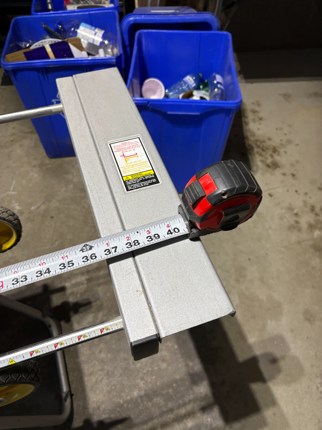 Mastercraft table saw with rolling stand - photo 5