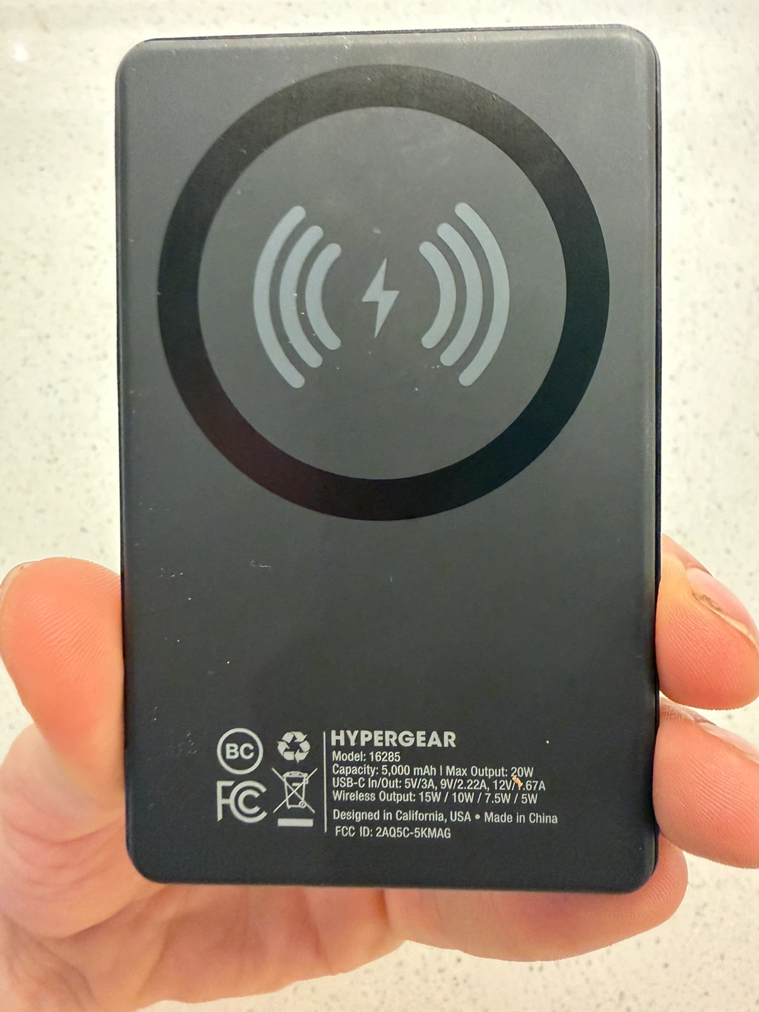 HyperGear Portable Wireless Charger Power Bank 5000 mAh - photo 4