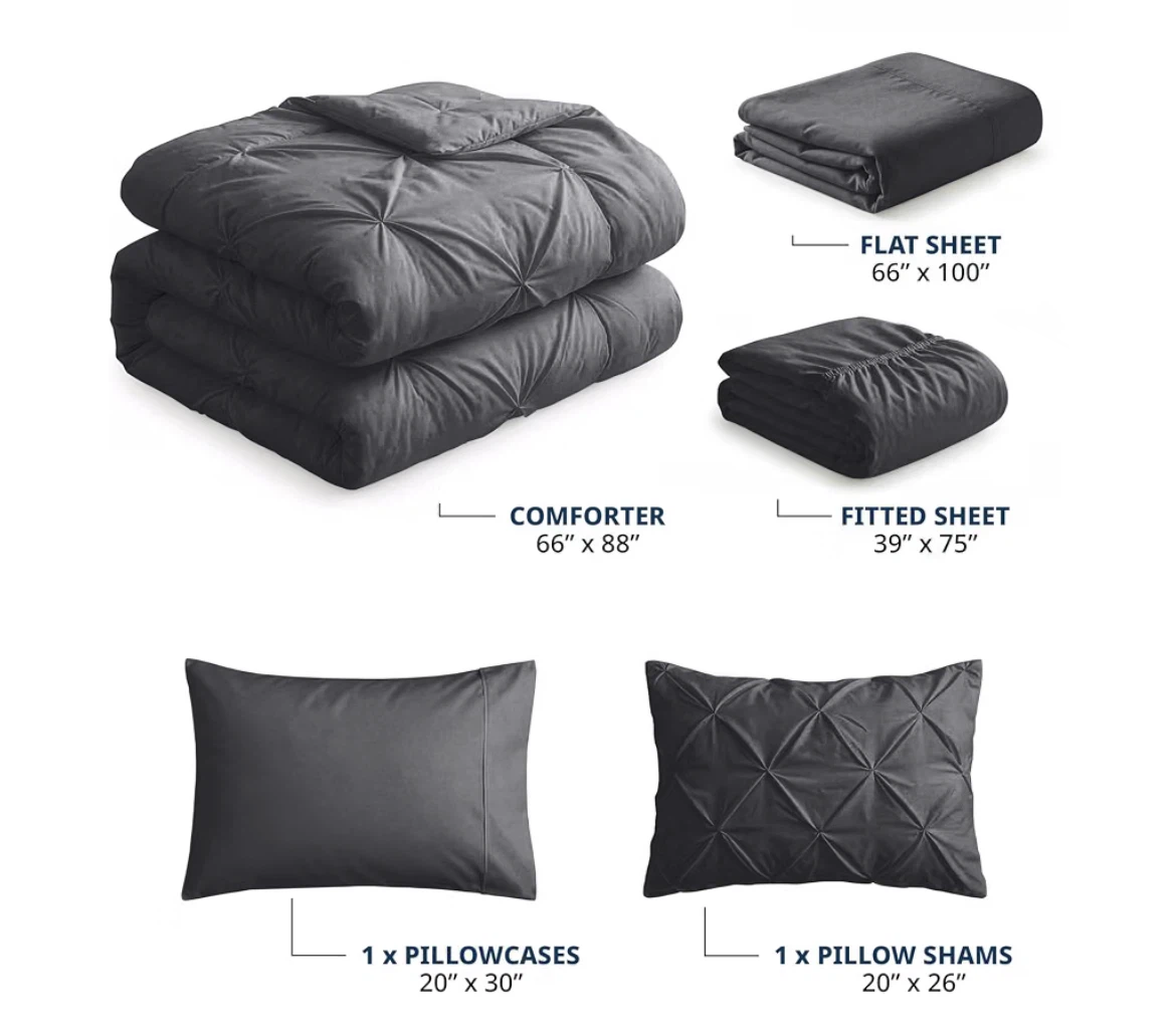 Grey Velvet Chaise Lounge Daybed, mattress and bedding - photo 3