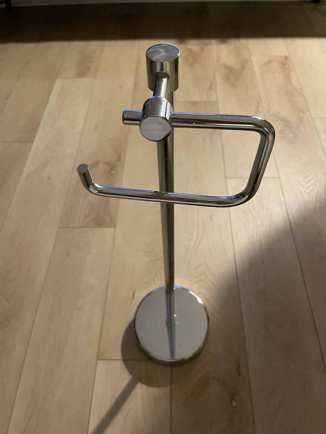 Chrome Freestanding Toilet Paper Holder