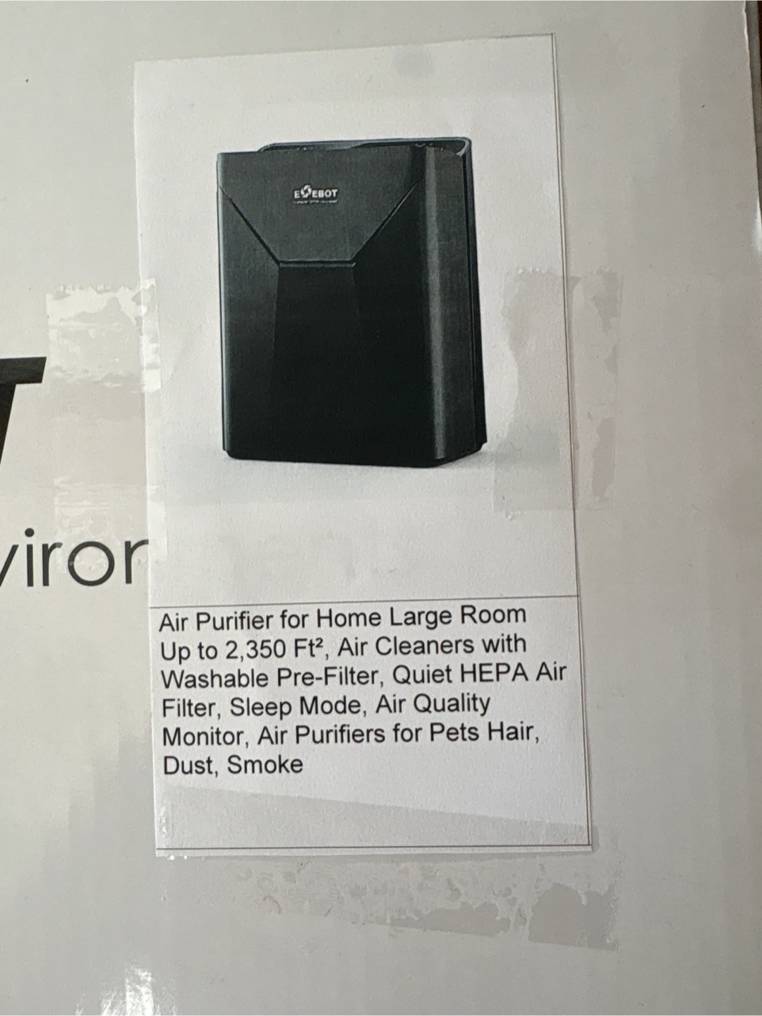 Esebot Zephyr Air Purifier for Large Rooms
