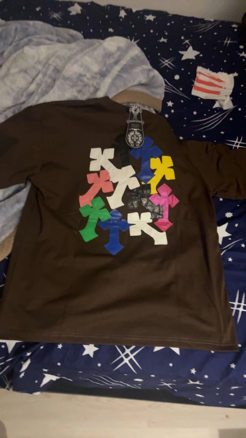 Brown Chrome Hearts T-Shirt - photo 2
