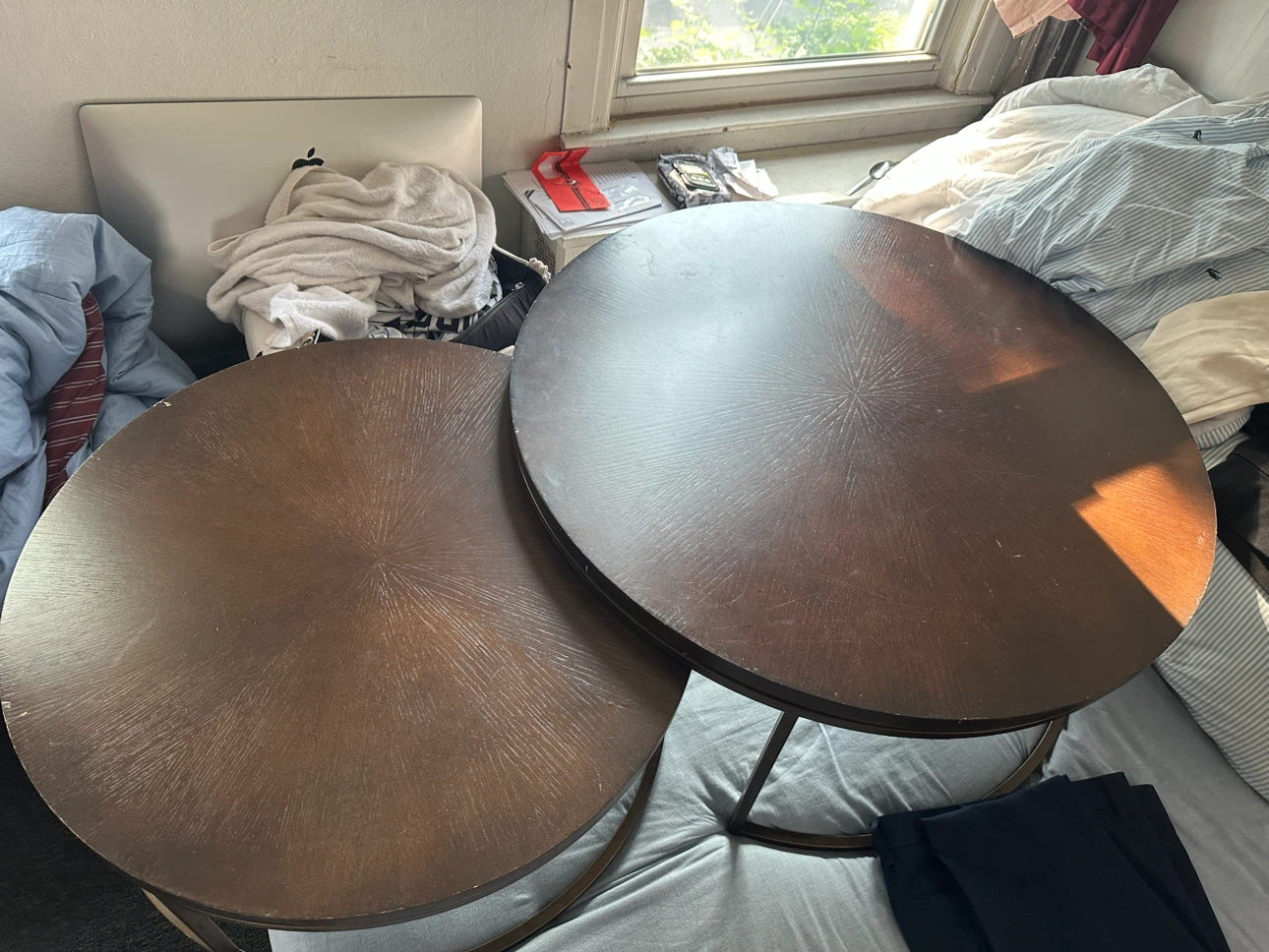 Michell Gold + Bob  William Set of 2 Round Nesting Coffee Tables