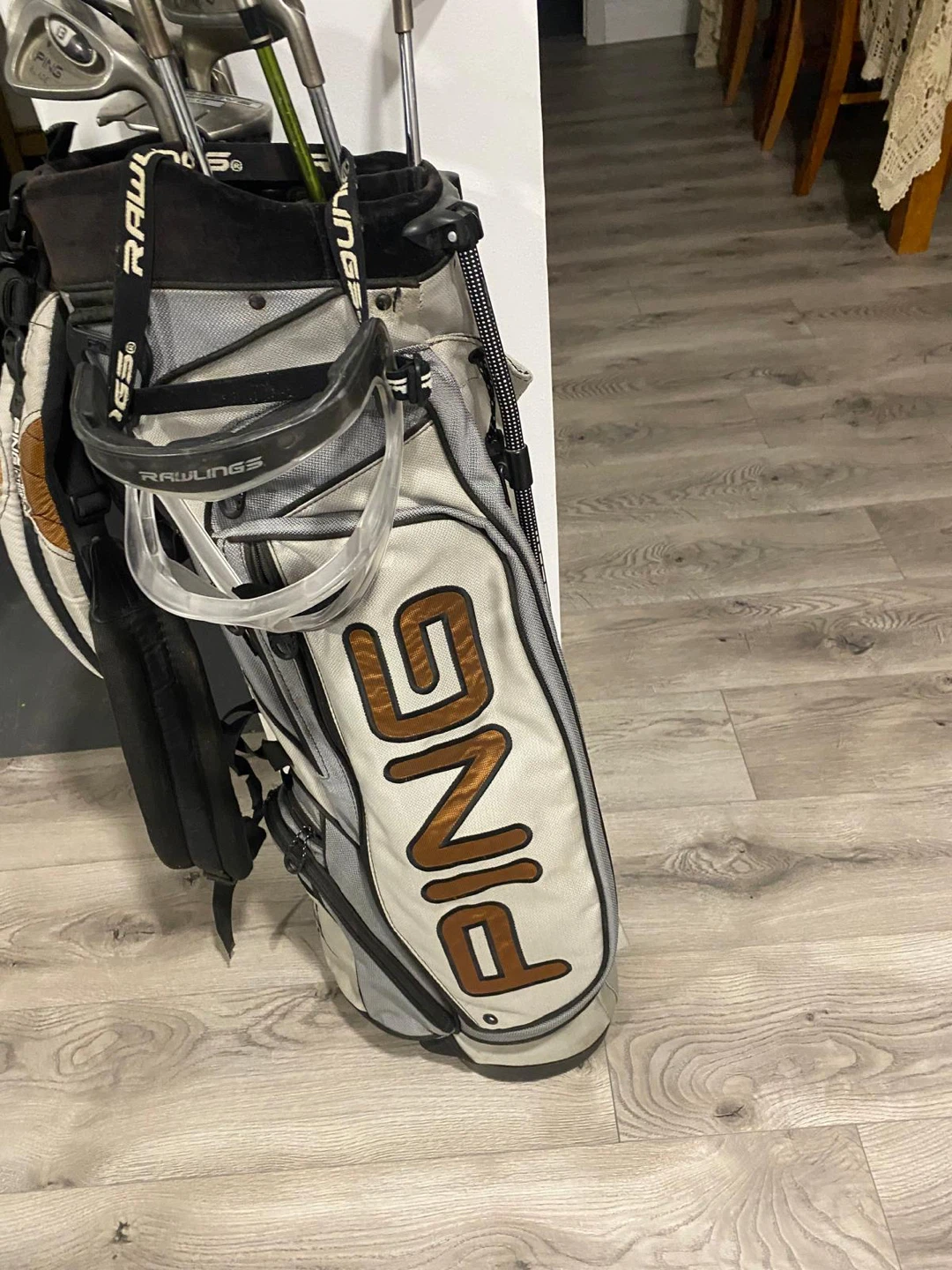 PING Golf Bag with Assorted Clubs