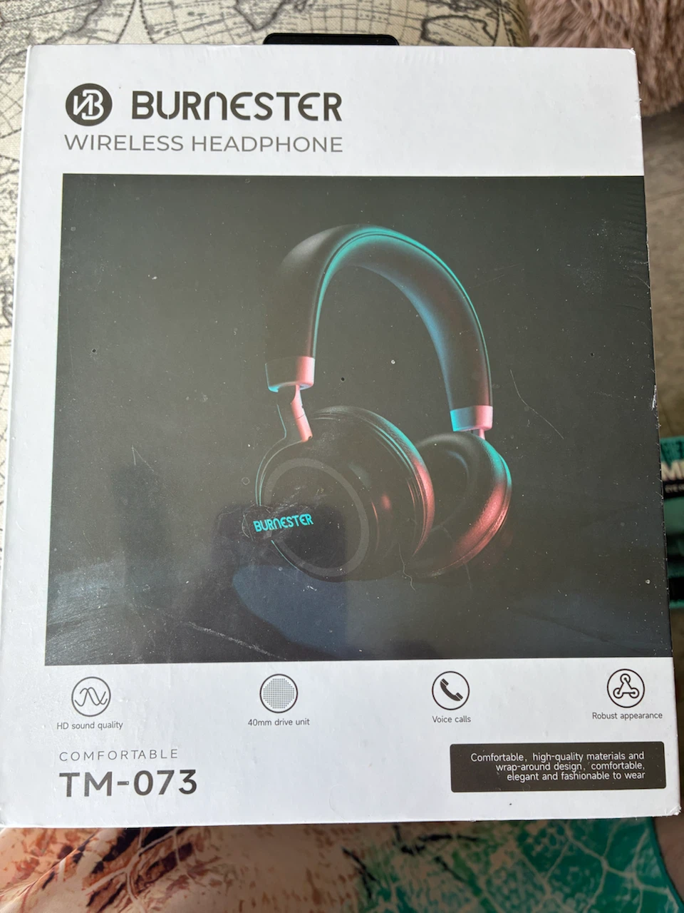 Burnester TM-073 Wireless Bluetooth Headphones