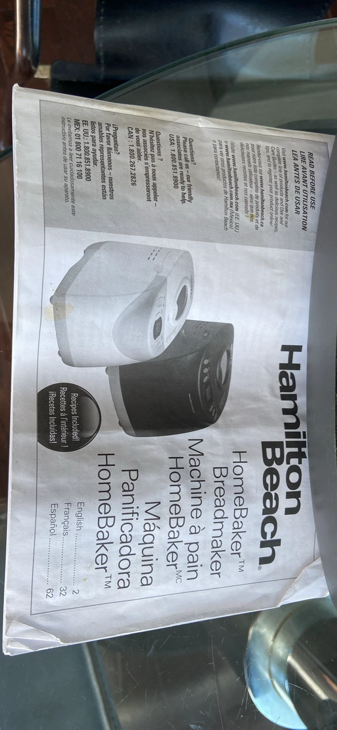 Hamilton Beach HomeBaker Breadmaker - photo 3